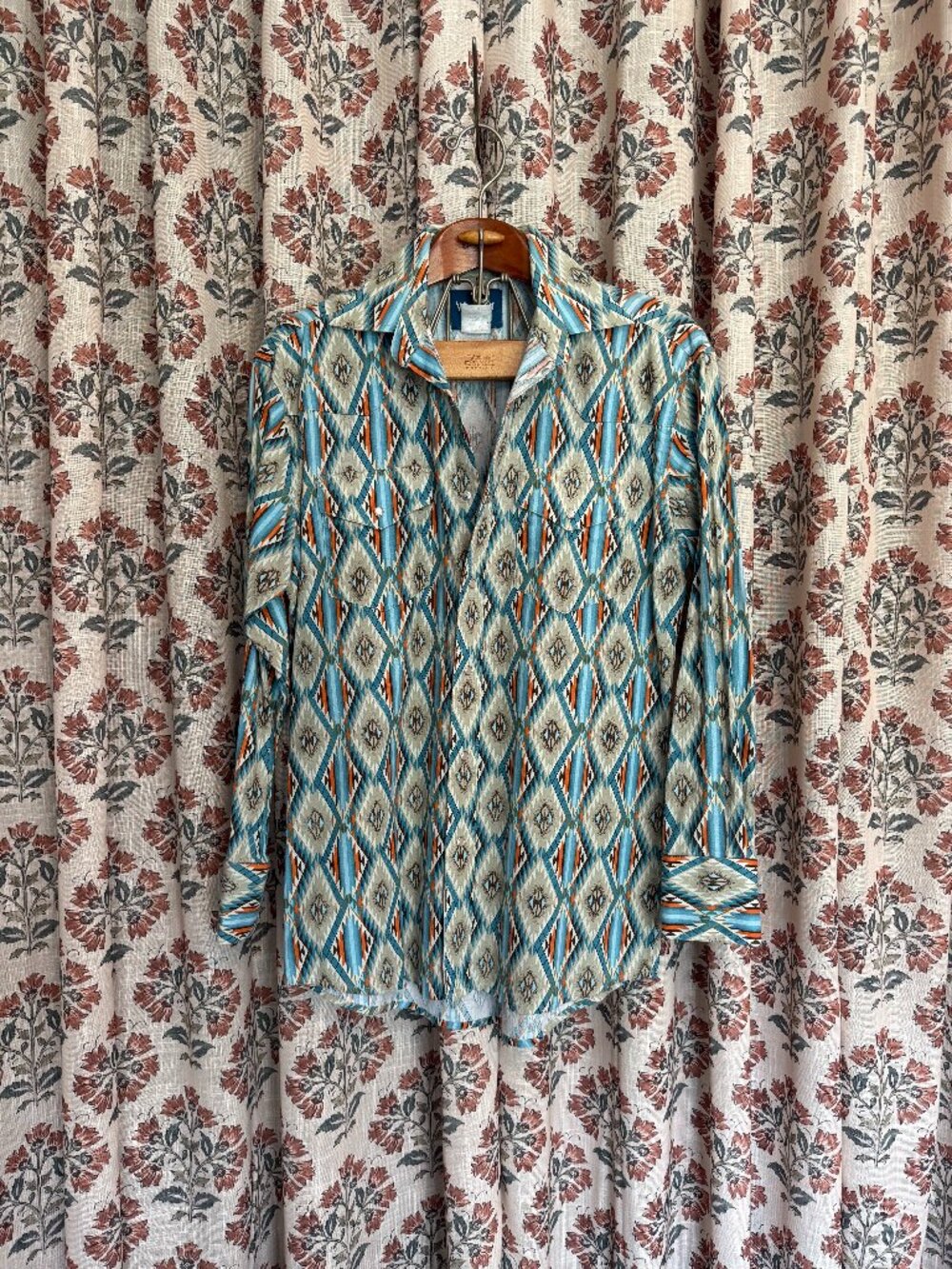 Men's Wrangler Button Down Shirt Medium